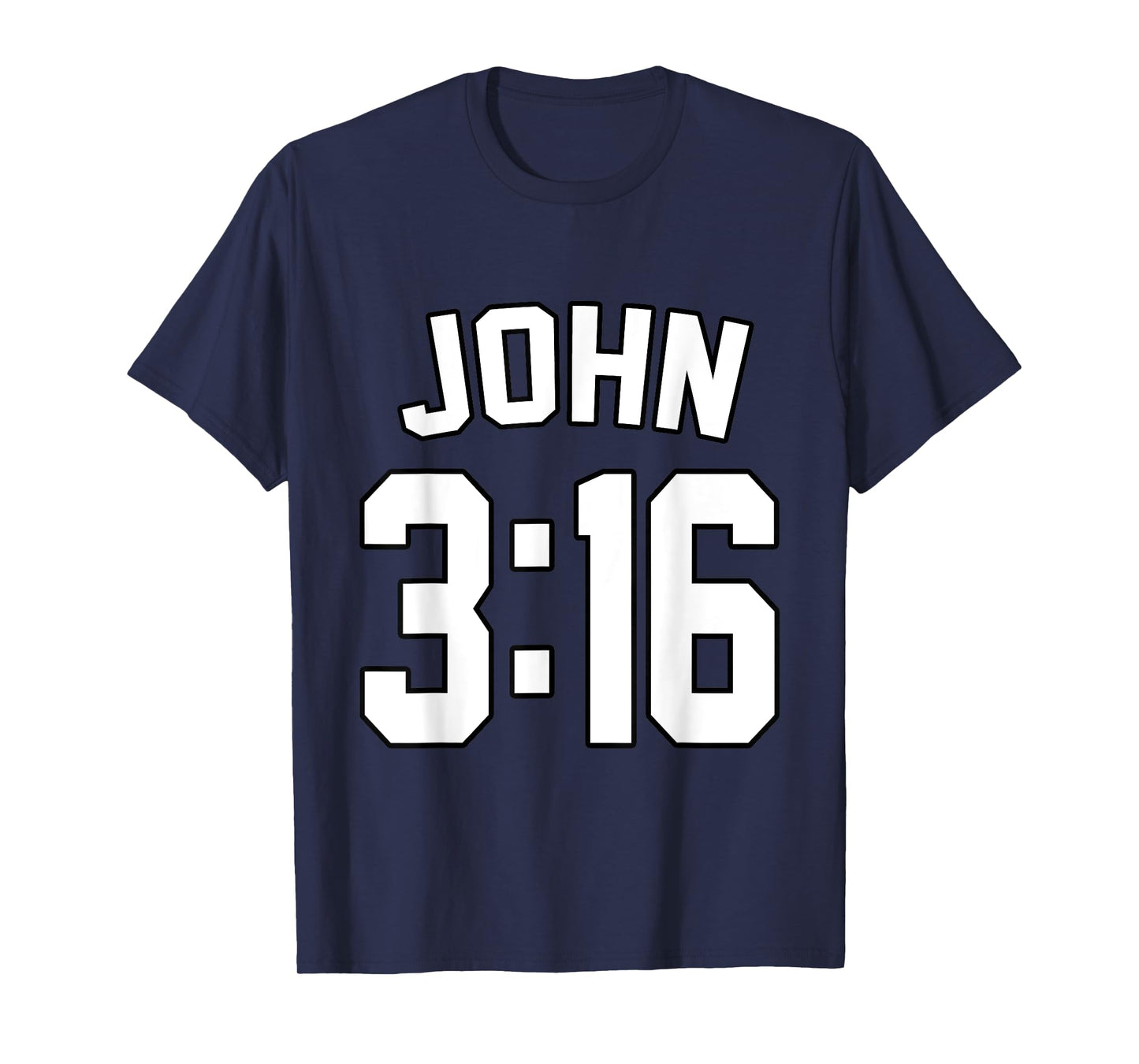 John 3:16 Sports Jersey Christian Faith Motivation Apparel T-Shirt