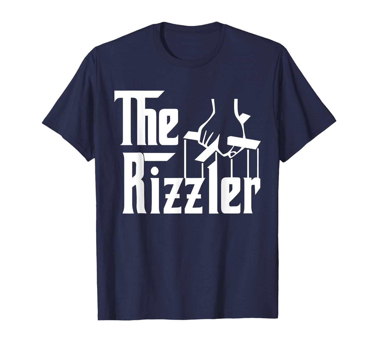 The Funny Rizzler Big Justice Apparel Men Women Unisex-Adults T-Shirt, Black, Small, Short Sleeve, Modern, Graphic T-Shirt