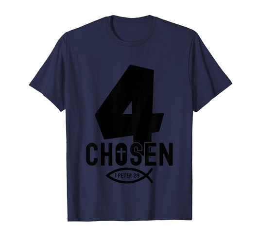 Chosen 4 Religious 4 Years Jesus 4TH Birthday T-Shirt