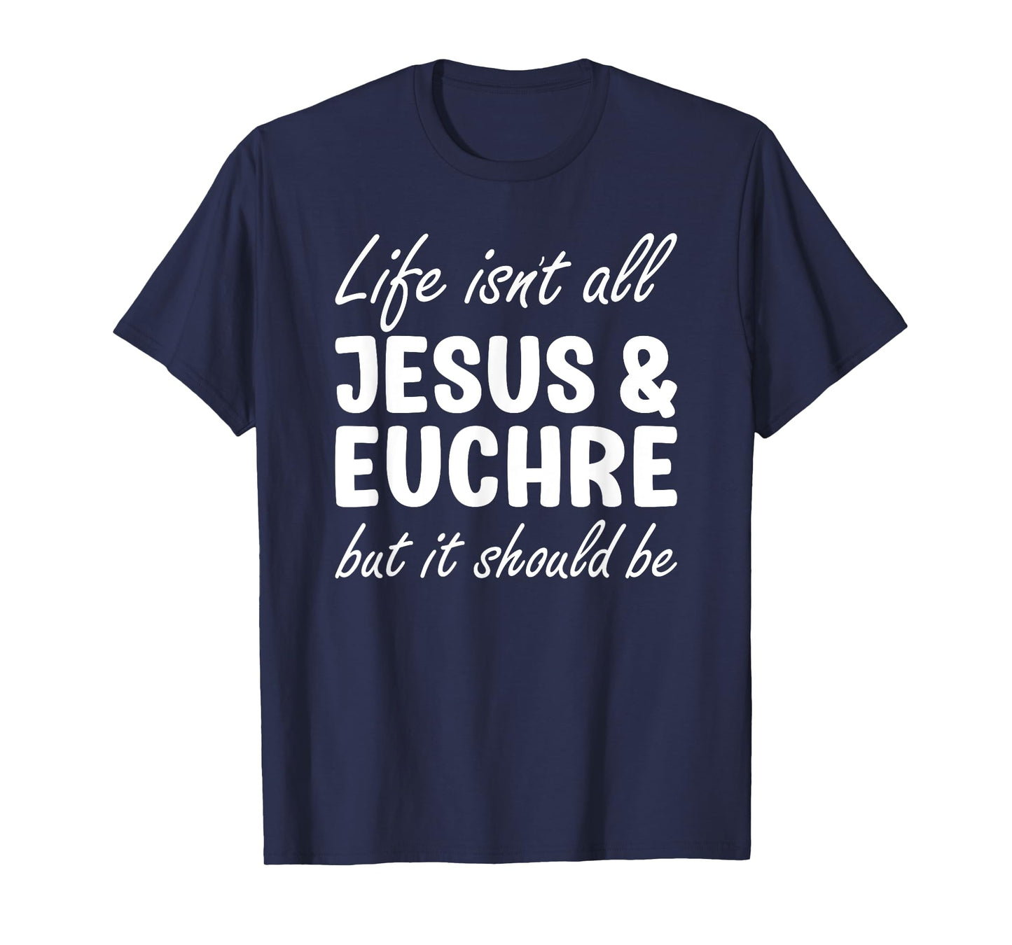 Euchre for Men or Women I Love Euchre Funny Euchre Player T-Shirt