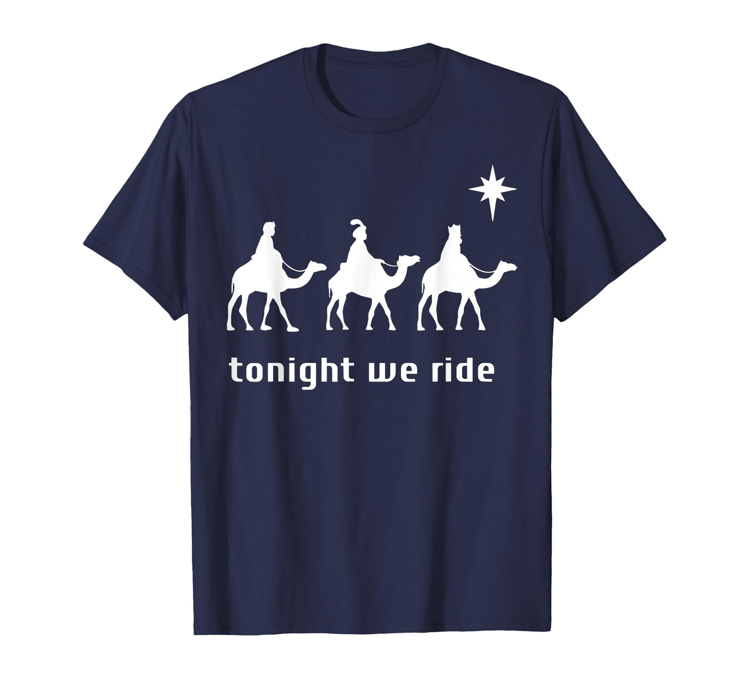 Funny Tonight We Ride Tee Shirt - Unisex T-Shirt - Black - Small - Modern Cross Print Straight Fit - Short Sleeve - Lightweight, Cross Print