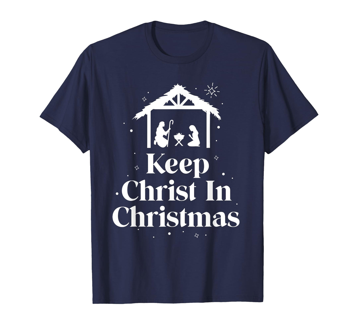 Keep Christ In Christmas Jesus Christian Womens Christmas T-Shirt