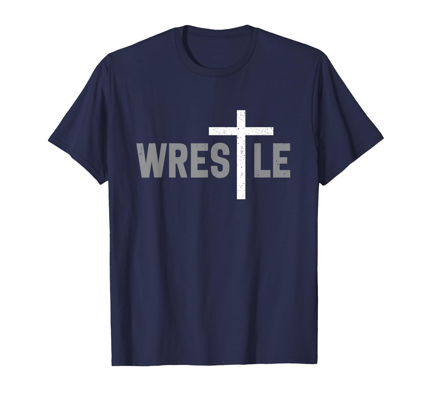Wrestle Christian Wrestler Cross T-Shirt