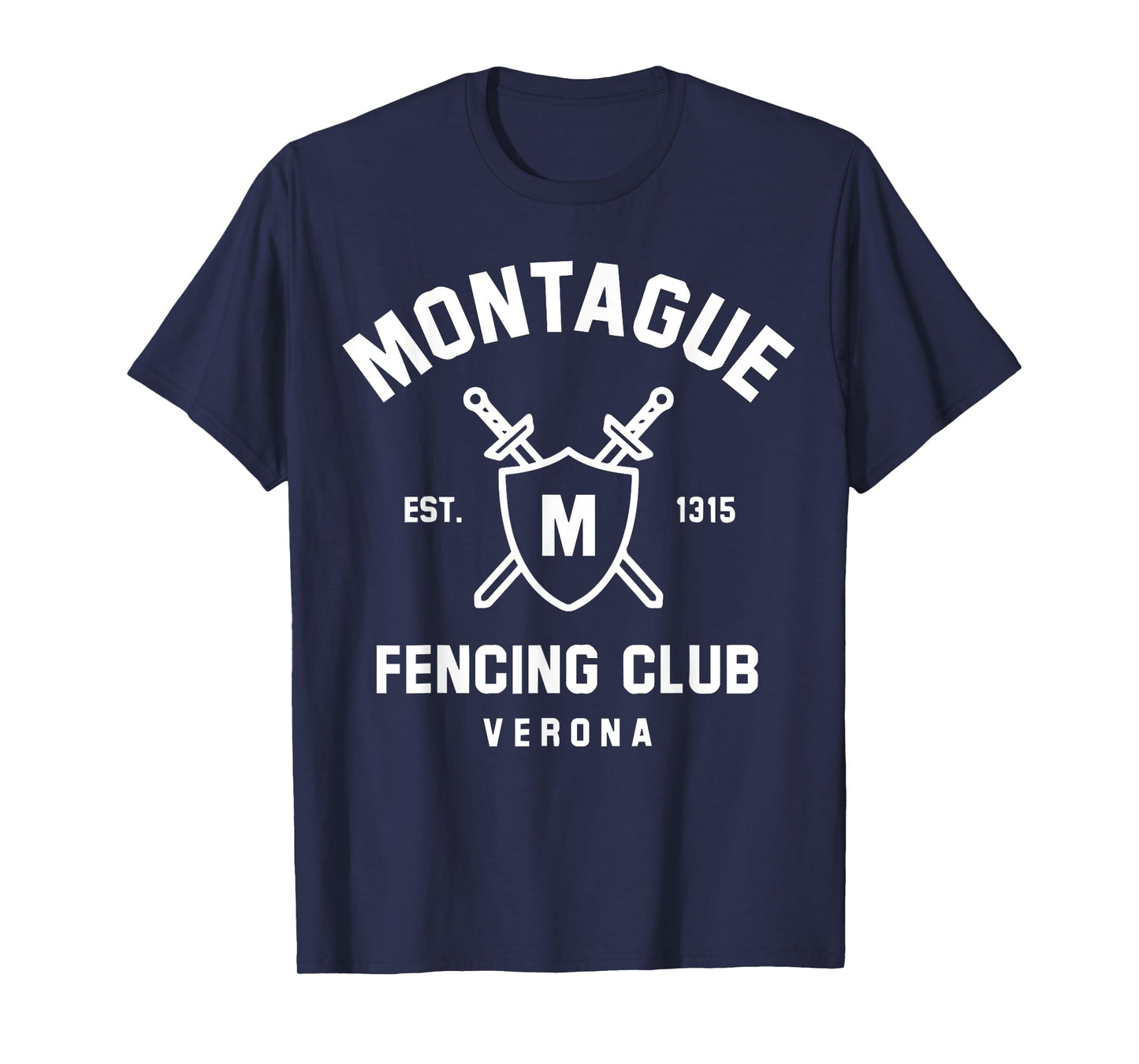 Montague Fencing Club - Shakespeare - Romeo Juliet T-Shirt