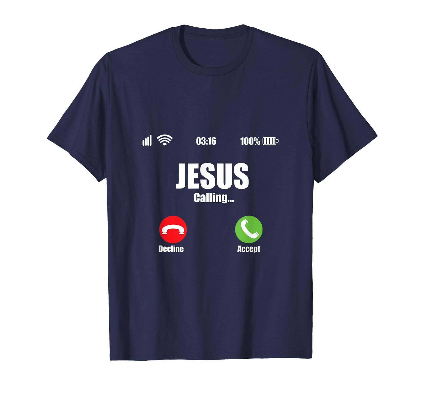 Jesus Is Calling Shirt Christian Cross Modern Believe T-Shirt