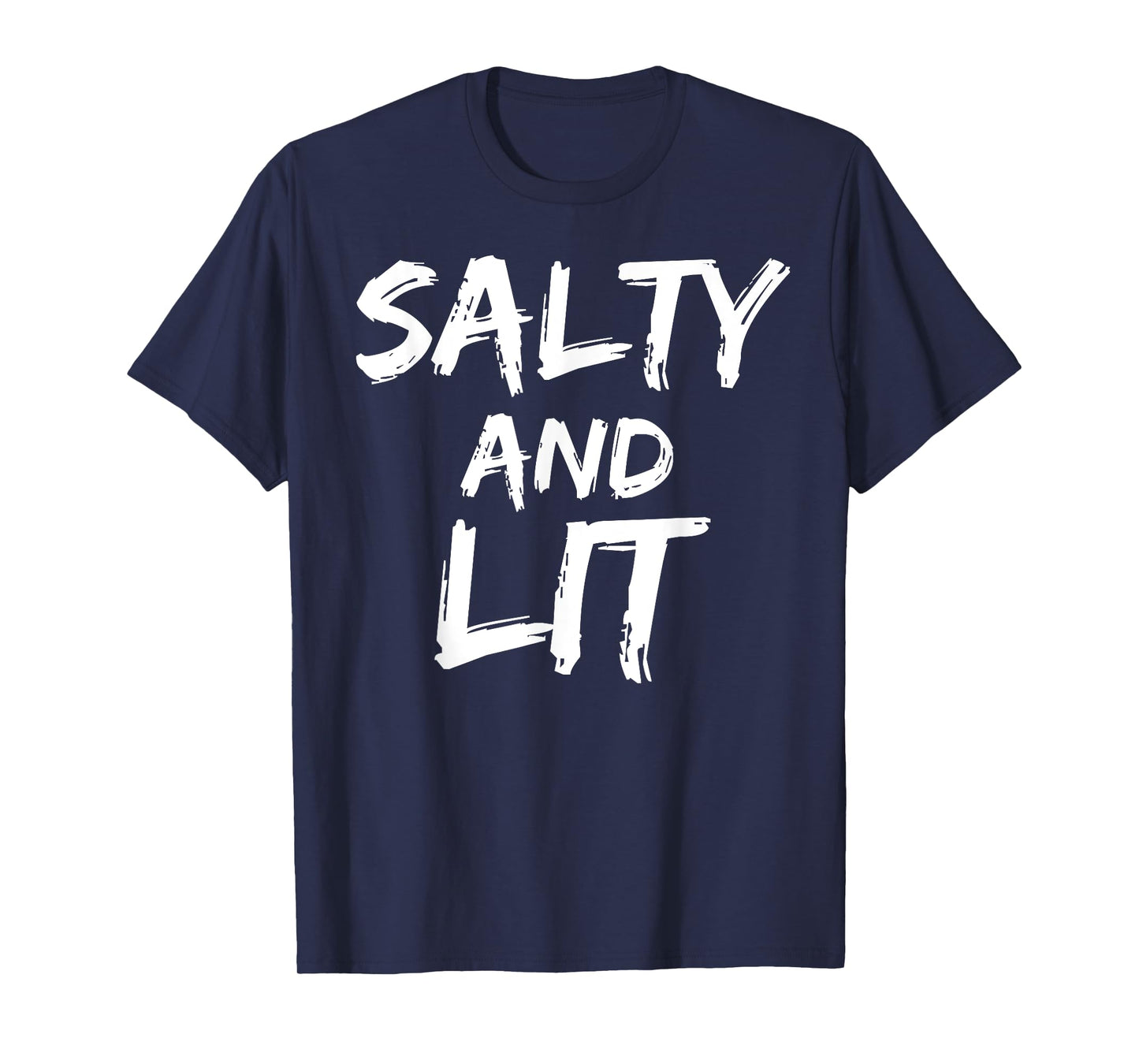 Salty and Lit Shirt for Men Funny Salt & Light Christian Tee T-Shirt