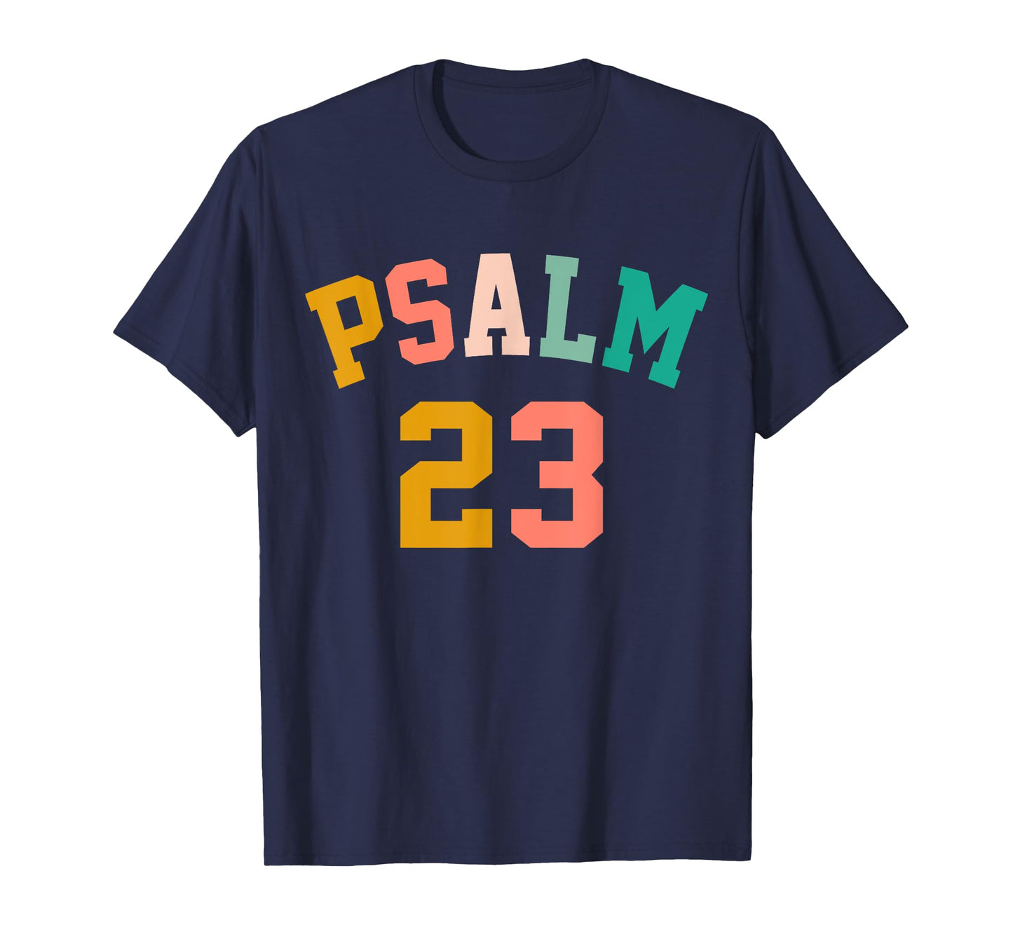 Pastel Psalm 23, Retro Christian Tee, Christian Bible T-Shirt