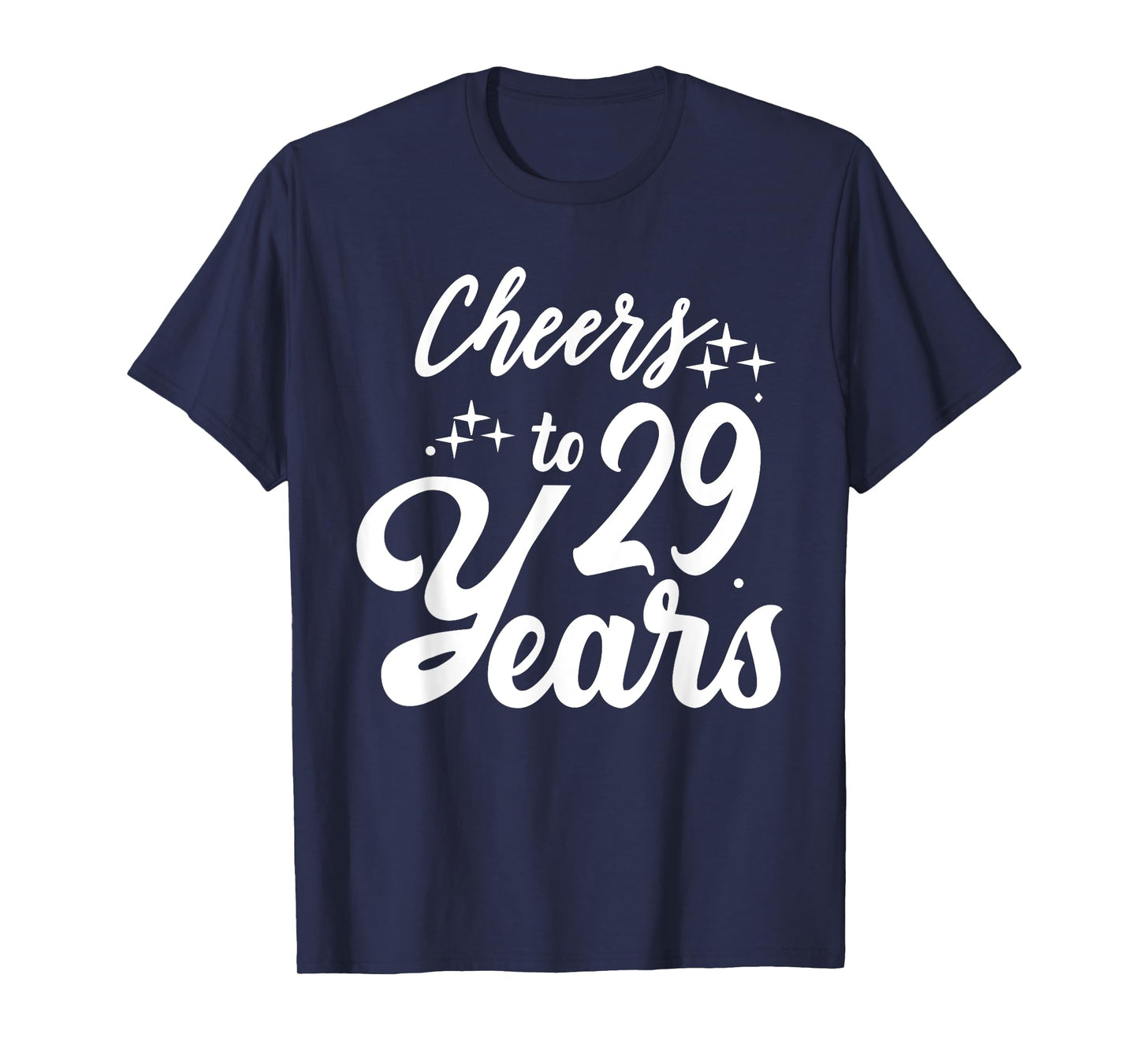 Cheers to 29 Years 29th Wedding Anniversary Couple Party T-Shirt