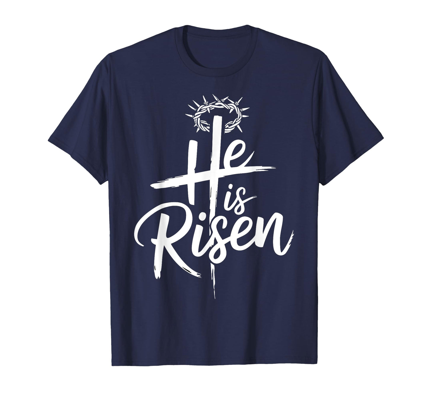He is risen jesus cross for religious christian easter T-Shirt