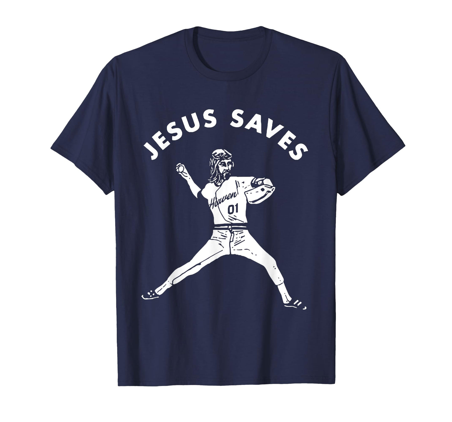 Jesus Saves Religious Christian Faith Baseball Shirt T-Shirt