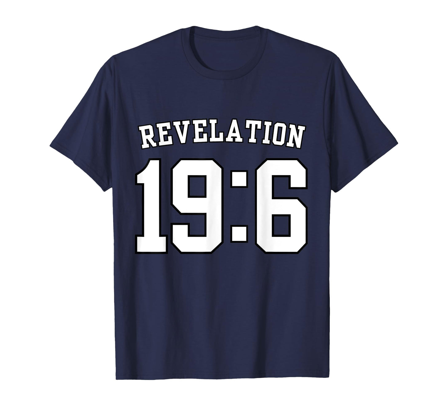 Revelation 19:6 Sports Jersey Christian Scripture Design T-Shirt