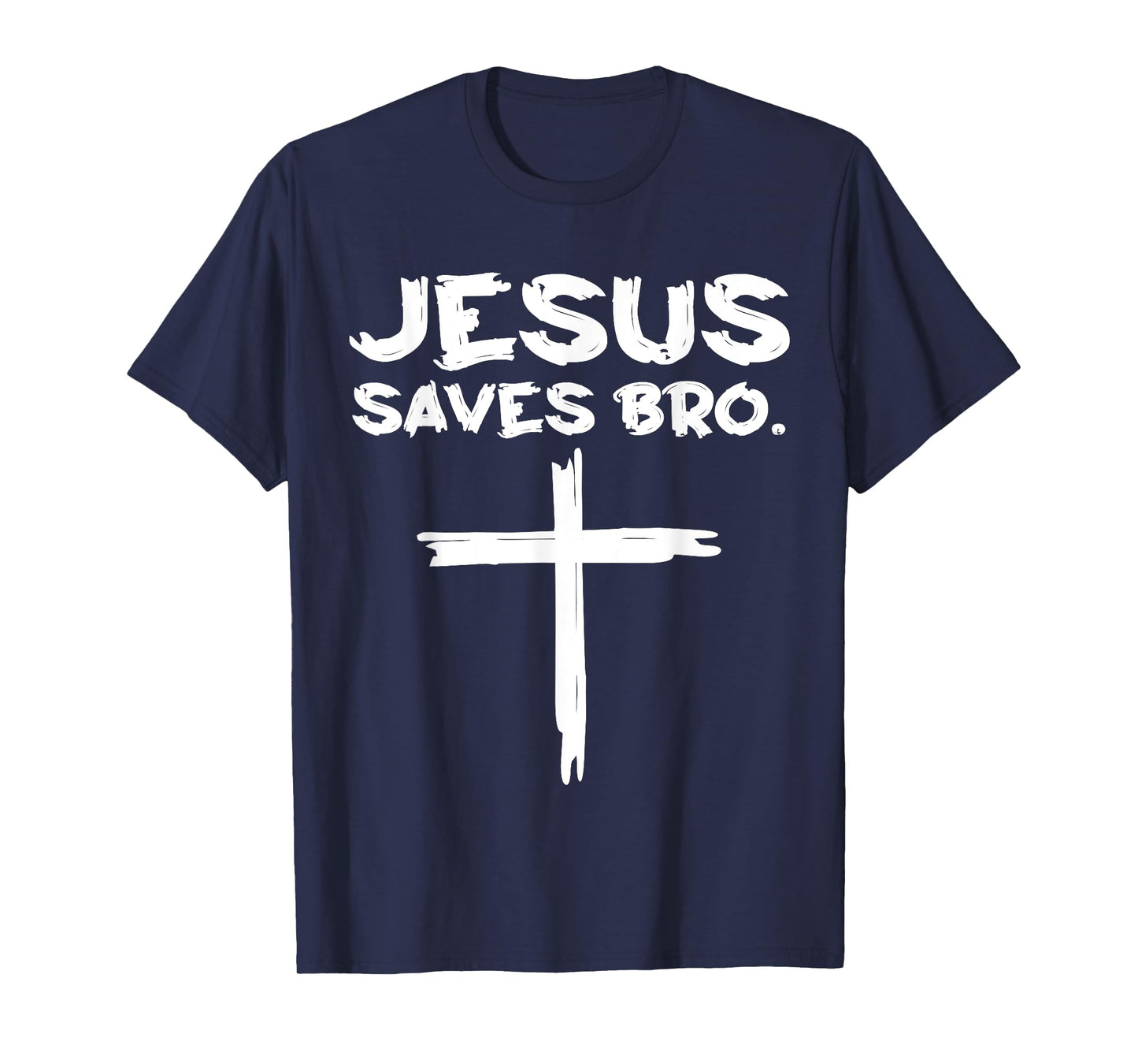 Jesus Saves Bro - Jesus Cross Vintage T-Shirt