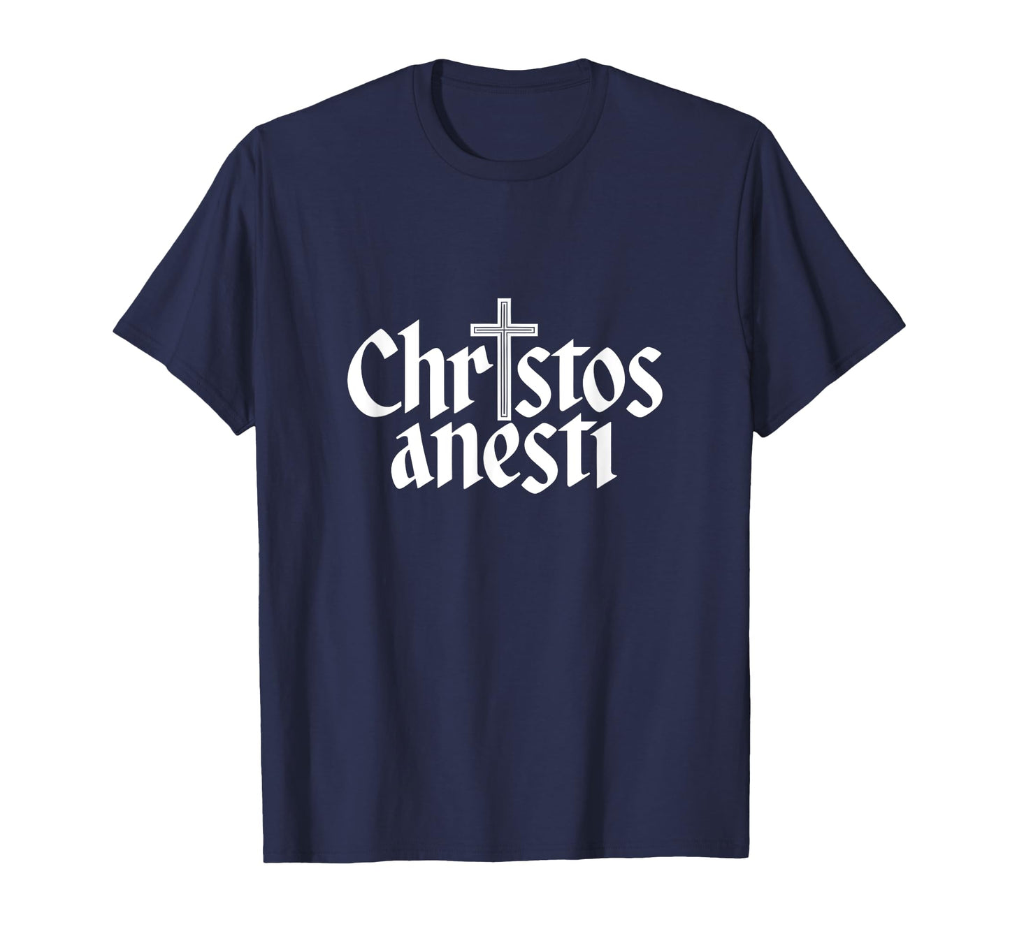 Christos Anesti Religious Orthodox Christian T-Shirt