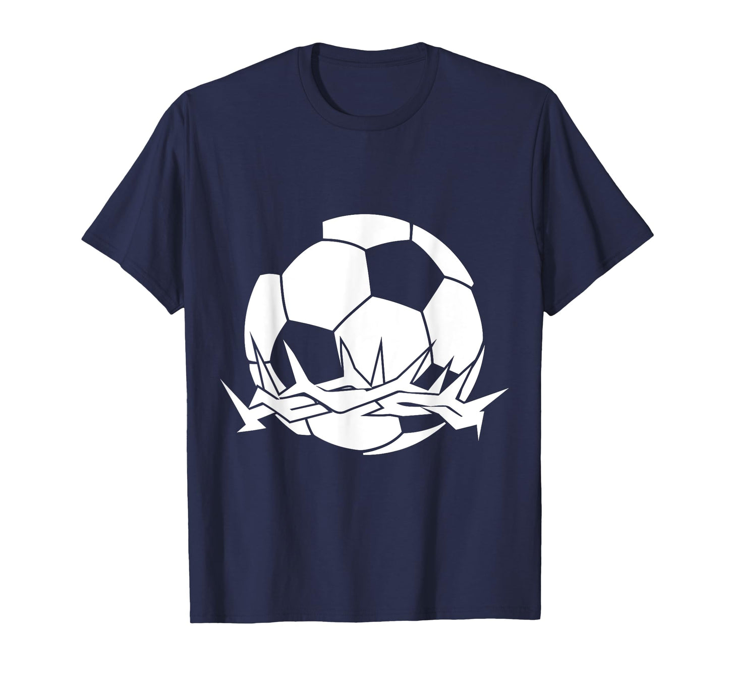 Religious Jesus Soccer Christ GOD Soccer T-Shirt