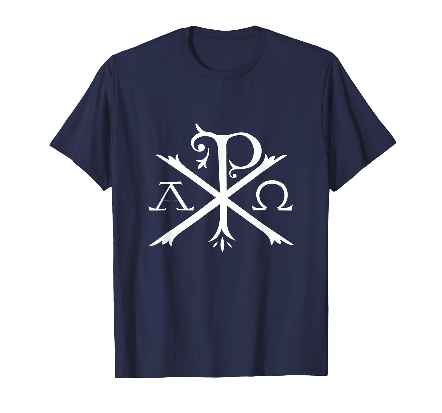 Christian Chi Rho T-Shirt Labarum Christogram Cross Faith T-Shirt