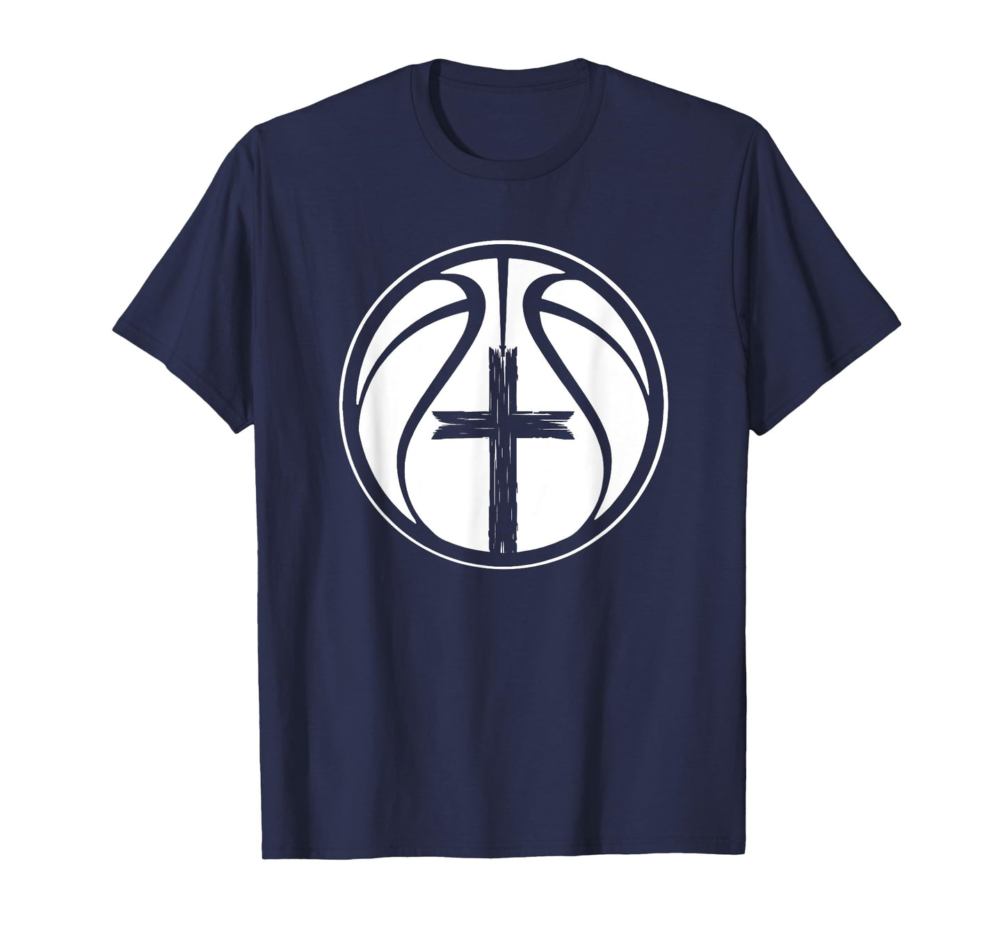 Christian Basketball Apparel Christian Basketball T-Shirt Unisex-Adults Black Small Short Sleeve T-Shirt