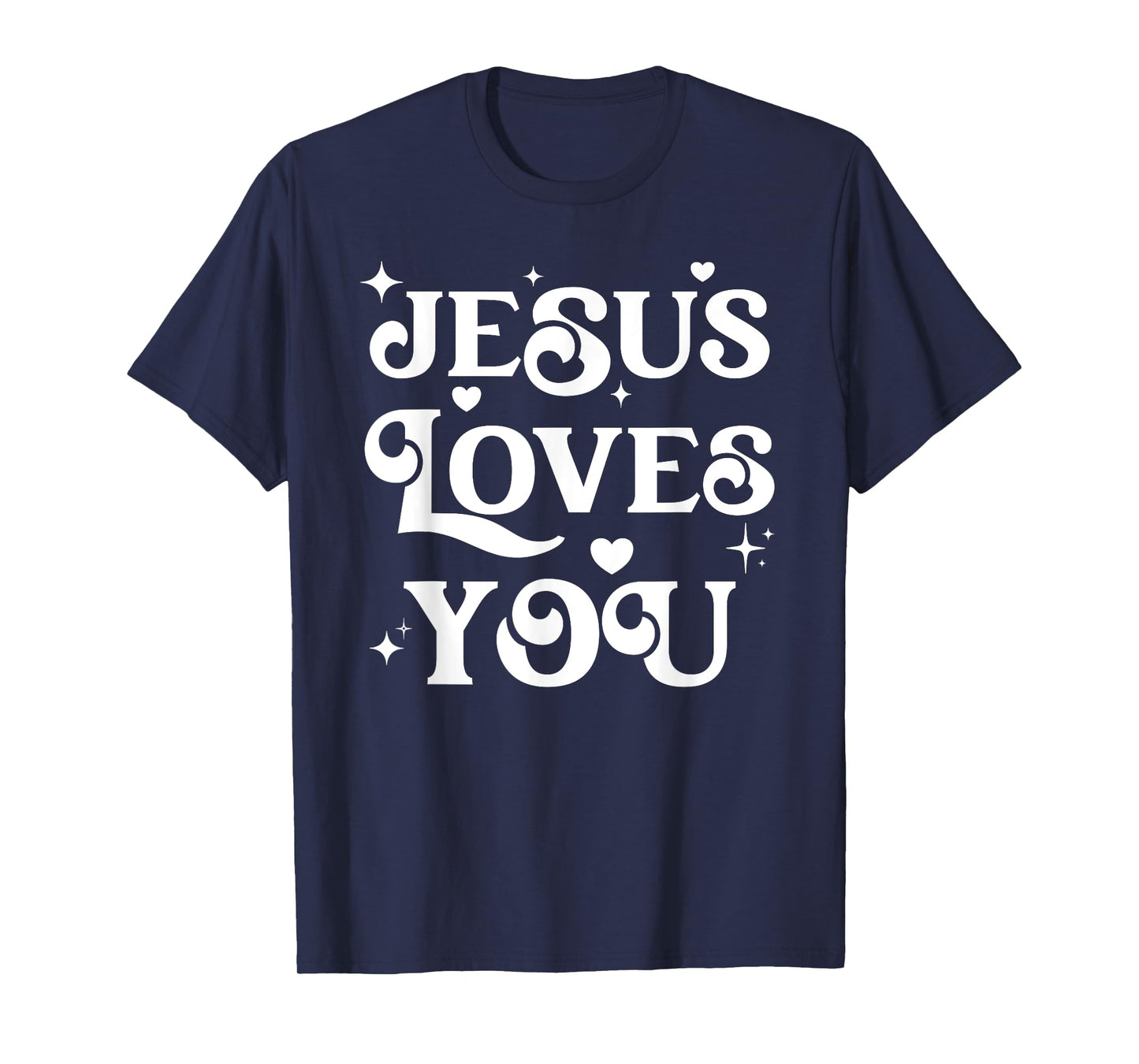 Jesus Loves You Sparklecore Aesthetics Cute Christian T-Shirt
