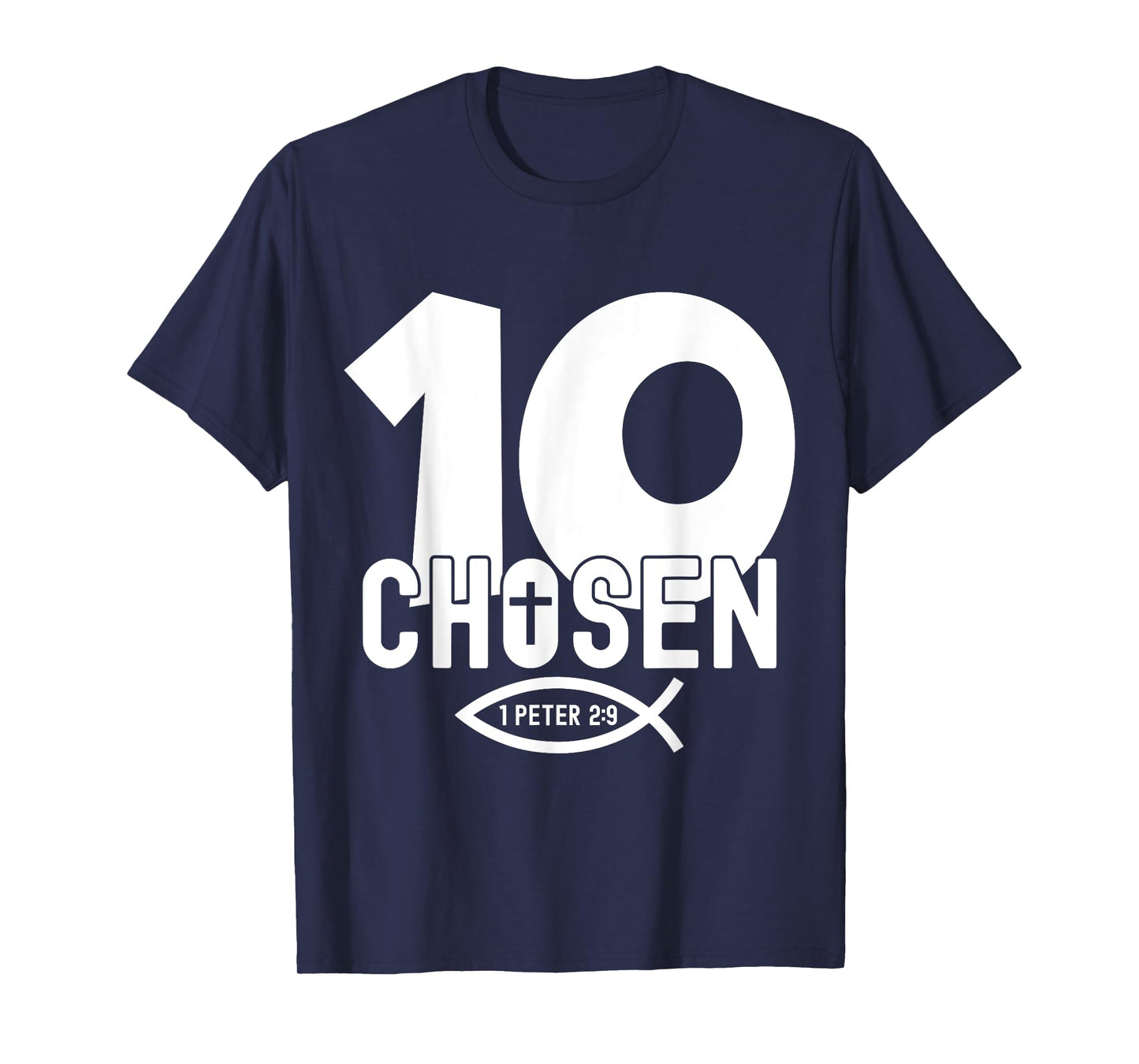 Religious Chosen 10 Years Jesus 10TH Birthday T-Shirt