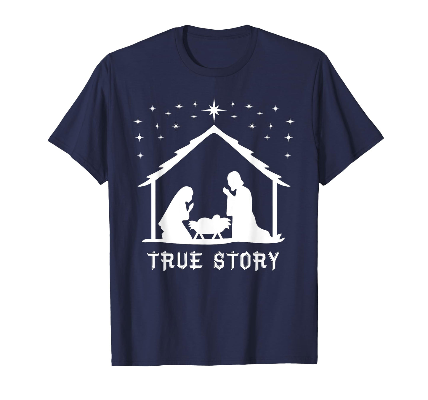 True Story of Jesus Birth Christmas Nativity Catholic T-Shirt