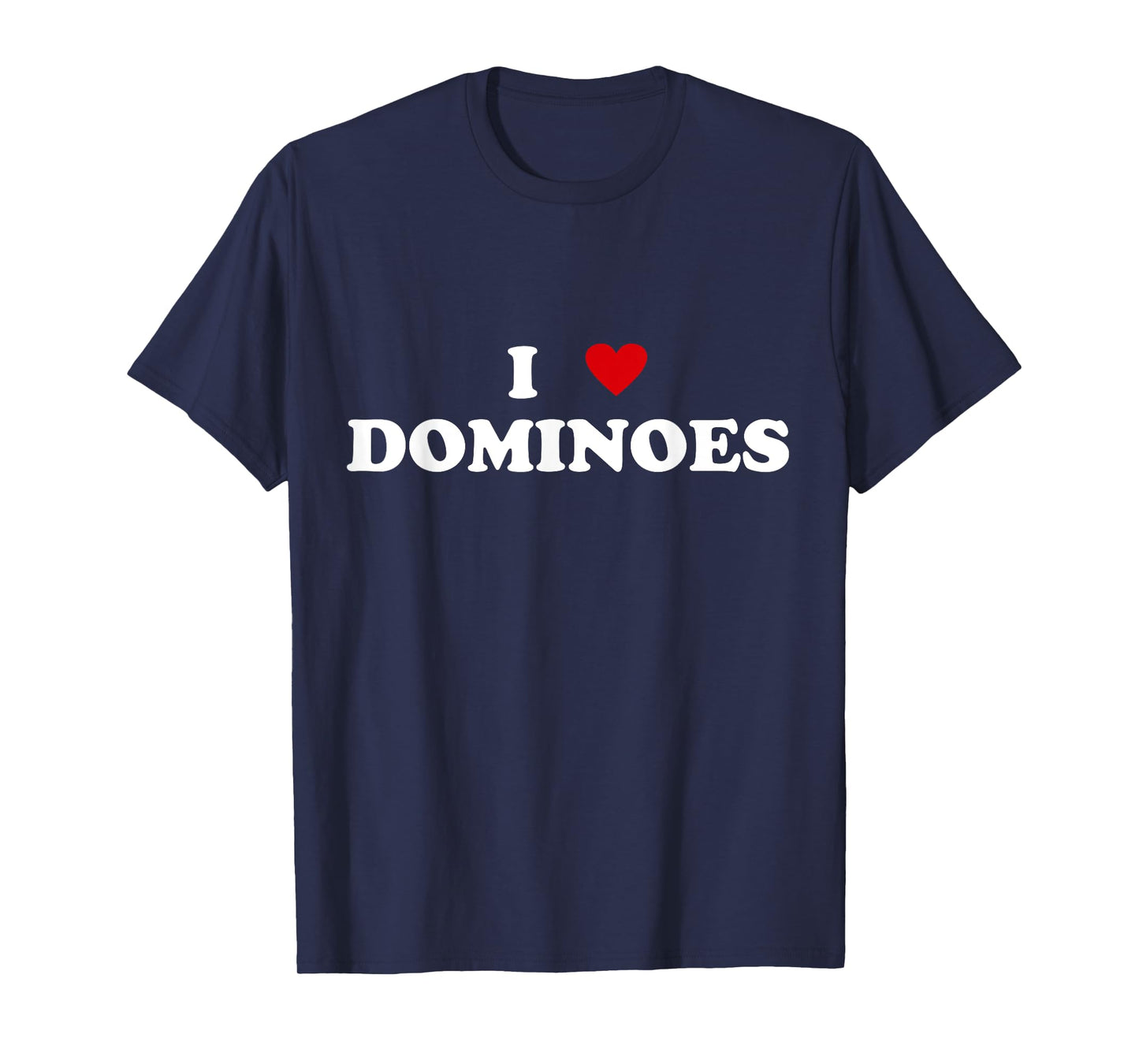 I Heart Domino Player - I Love Dominoes T-Shirt