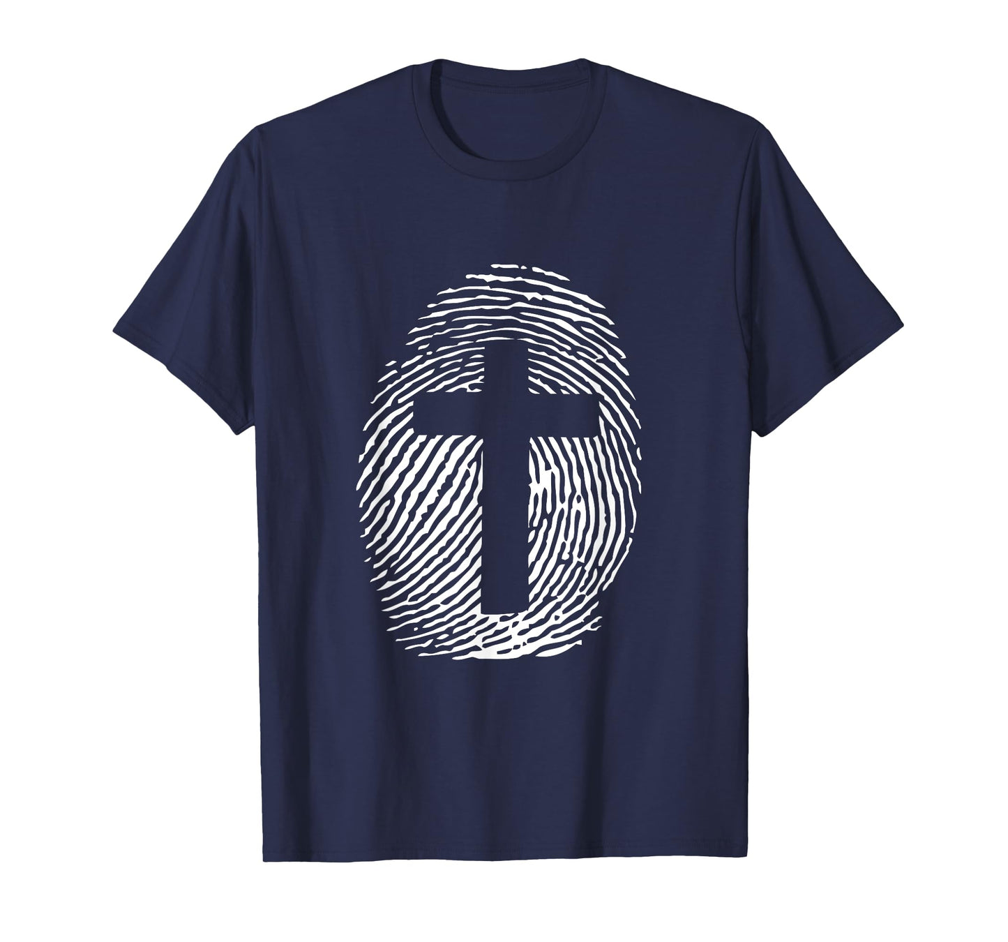 Formed in His Image of Jesus Cross Thumbprint Art T-Shirt