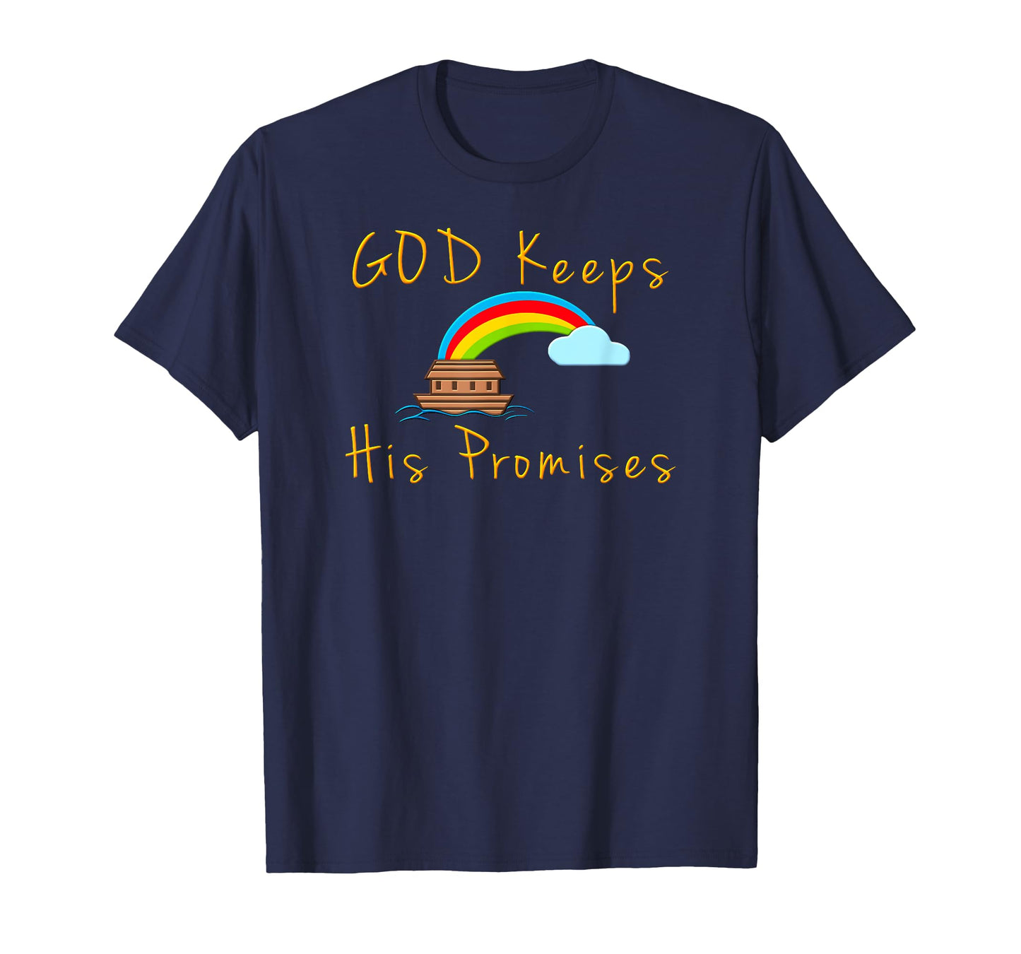 Cute Noahs Ark Genesis 9:13 God Keeps His Promises Christian T-Shirt