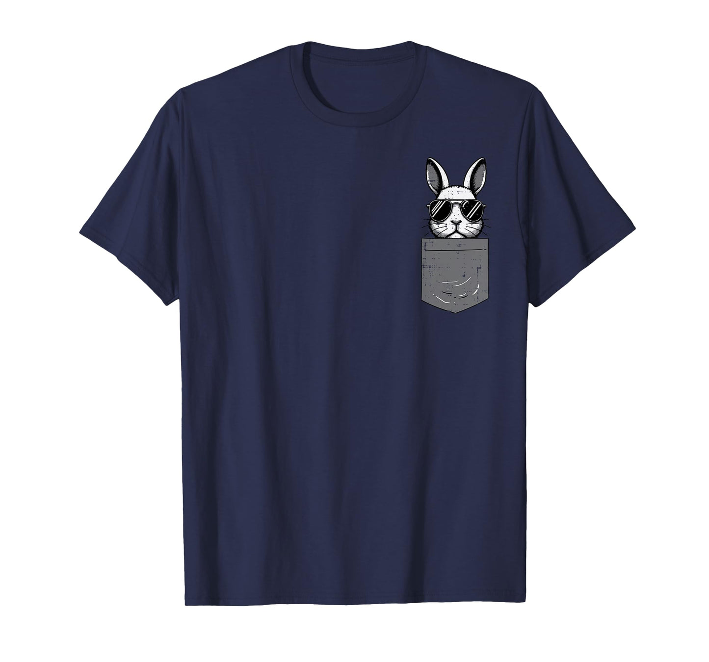 Easter Bunny Pocket Sunglasses Cool Rabbit Men Women Kids T-Shirt