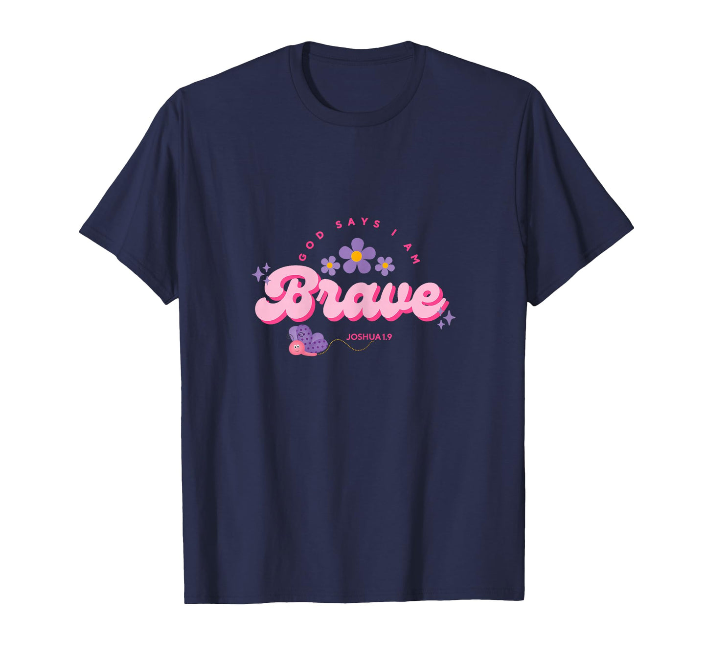 God Say's I Am Brave, Women, Youth and Girls T-Shirt