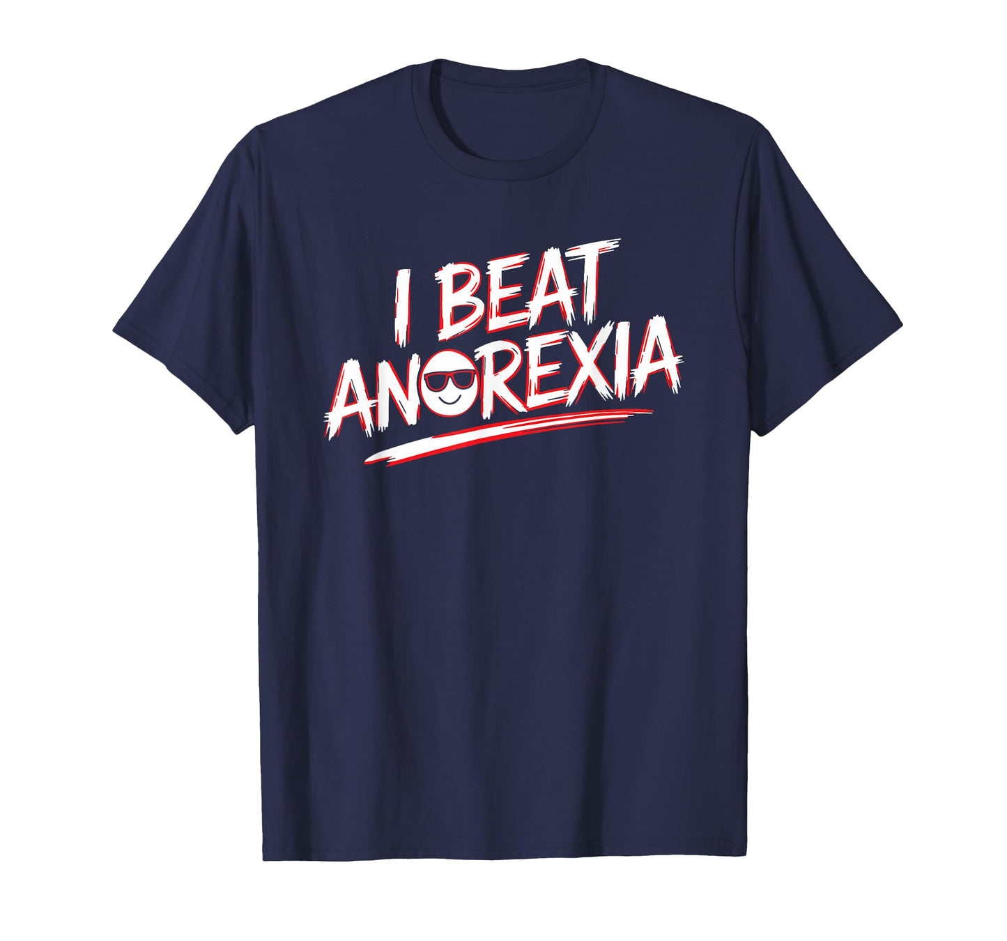 I Beat Survived Anorexia Awareness Survivor Warrior T-Shirt