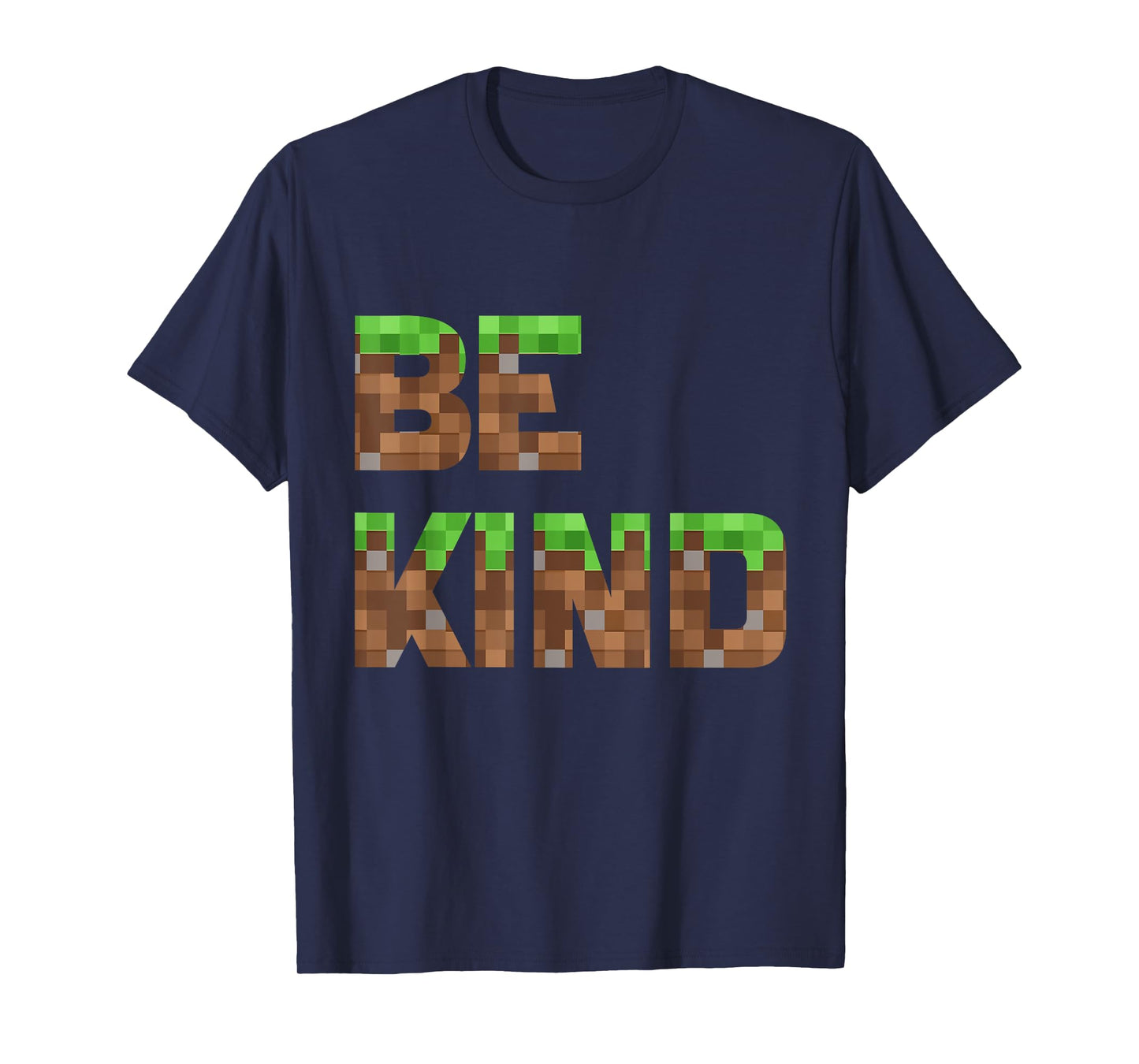 Be Kind Boys Teens Kids Pixel Video Game Kindness T-Shirt