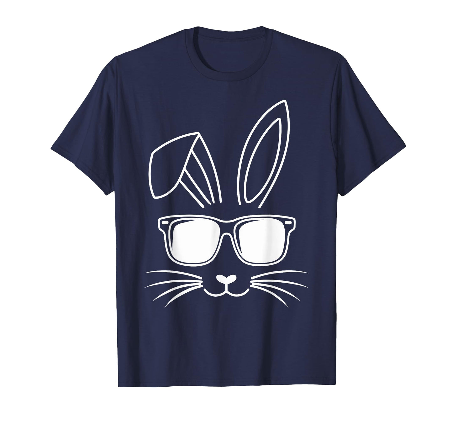 Cool easter bunny face with sunglasses T-Shirt
