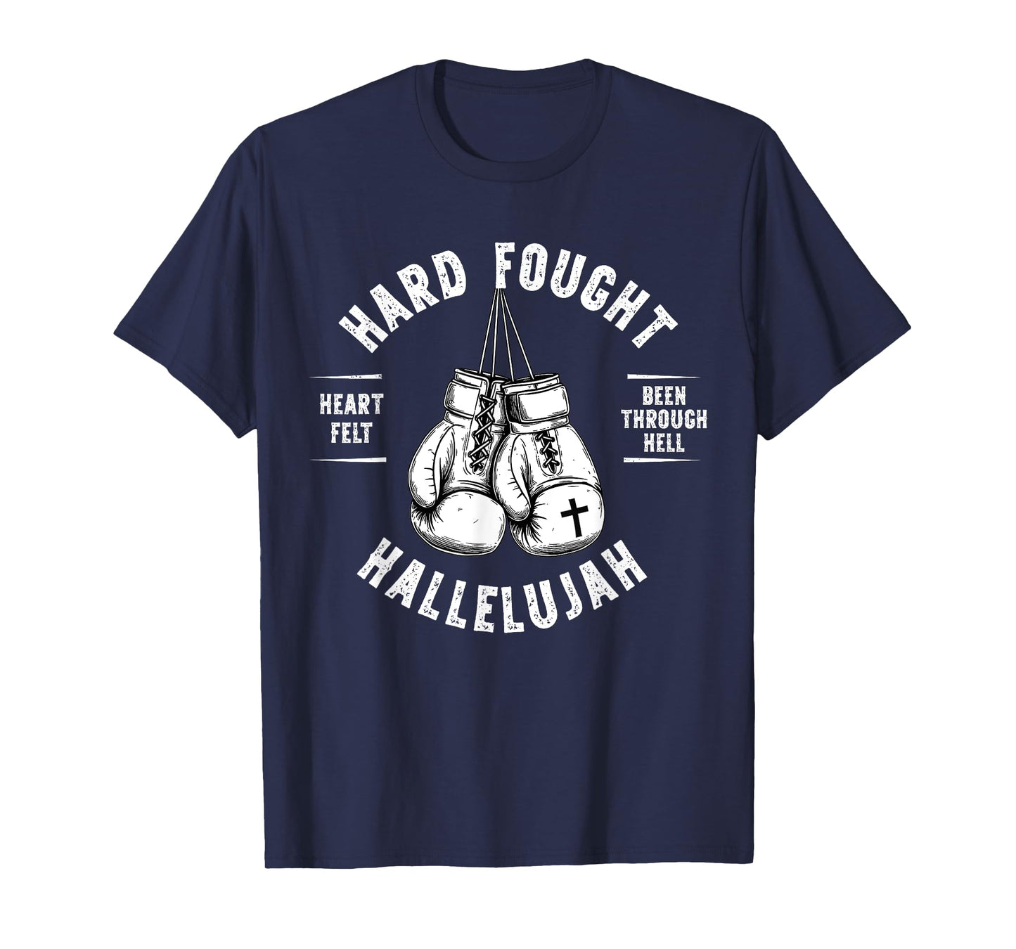 Brandon Hard Fought Hallelujah Praise Jesus Lake Merch T-Shirt