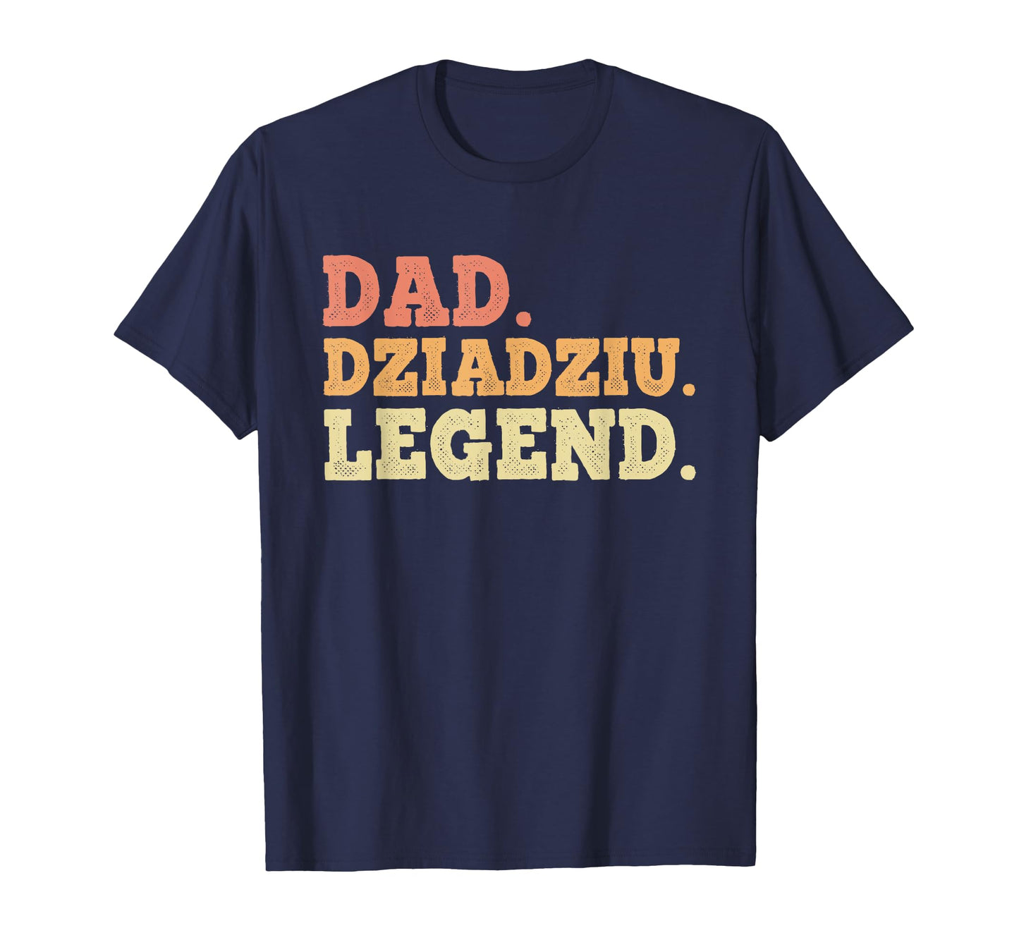 Dad Dziadziu Legend Retro Vintage Funny Legendary Grandpa T-Shirt