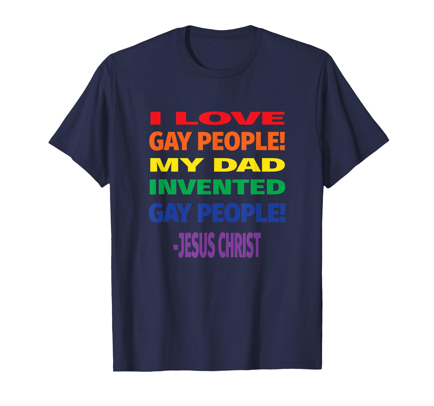 Jesus Loves Gay People Christian Gay Pride T-Shirt