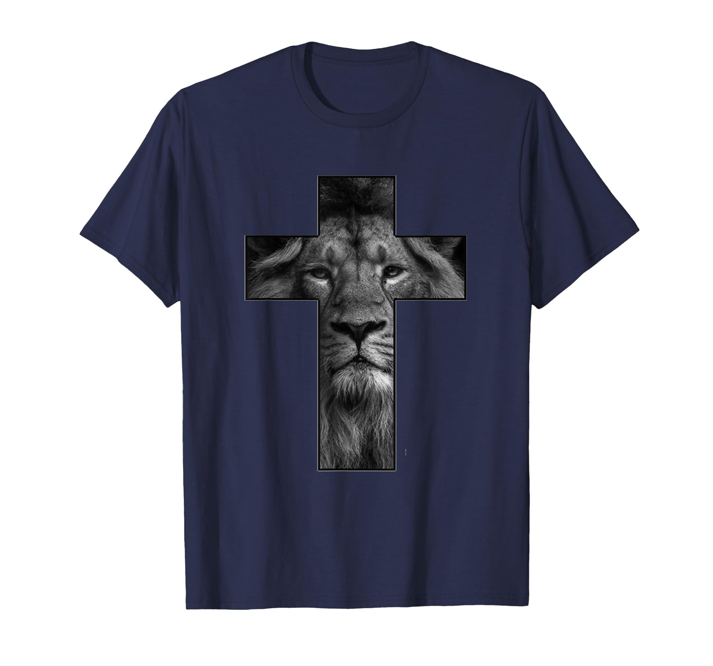 T-shirt Jesus Cross With Lion Face, Faith In God T-Shirt