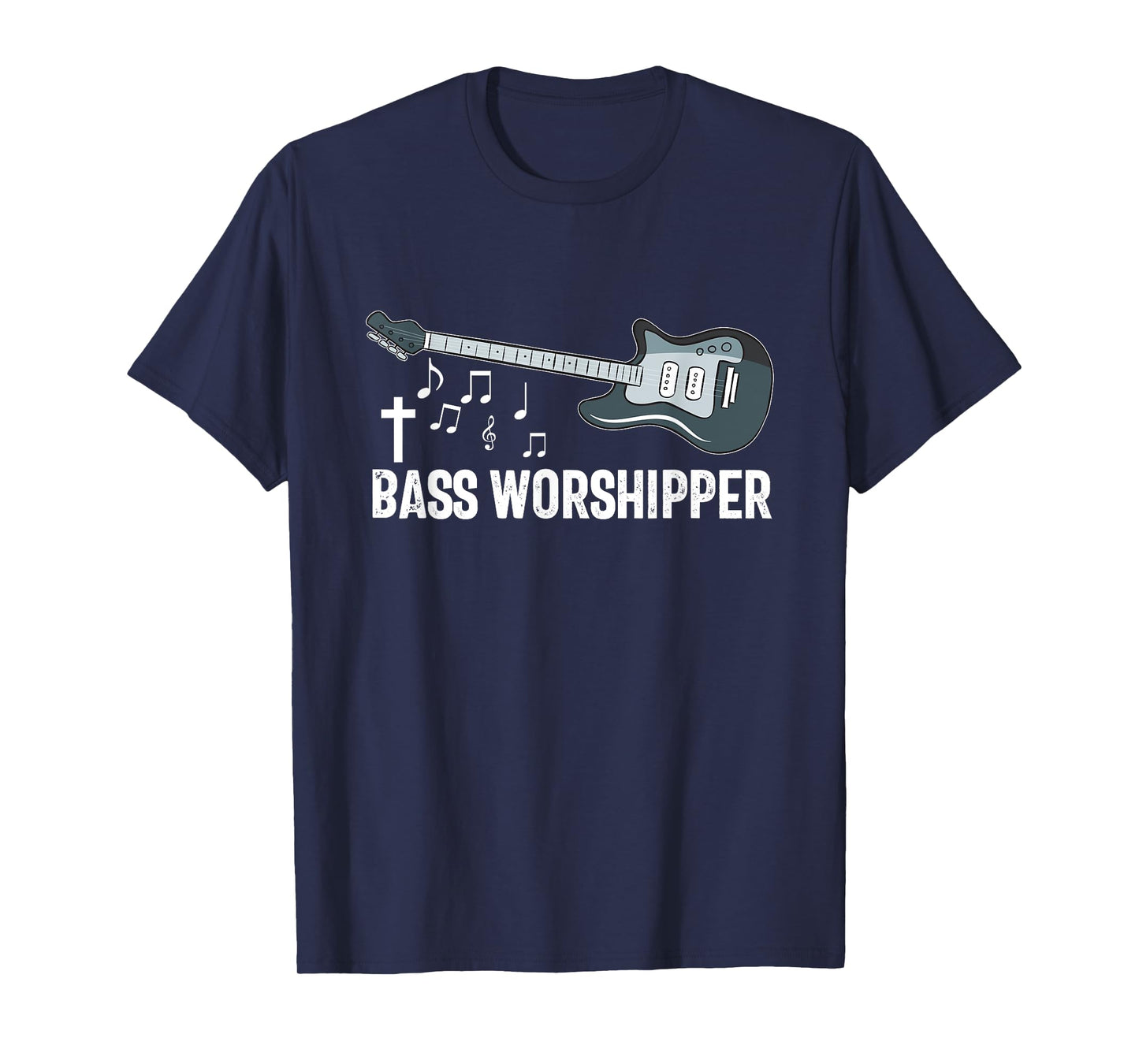 Christian Bass Guitar Player Worship Jesus Bassist Music T-Shirt