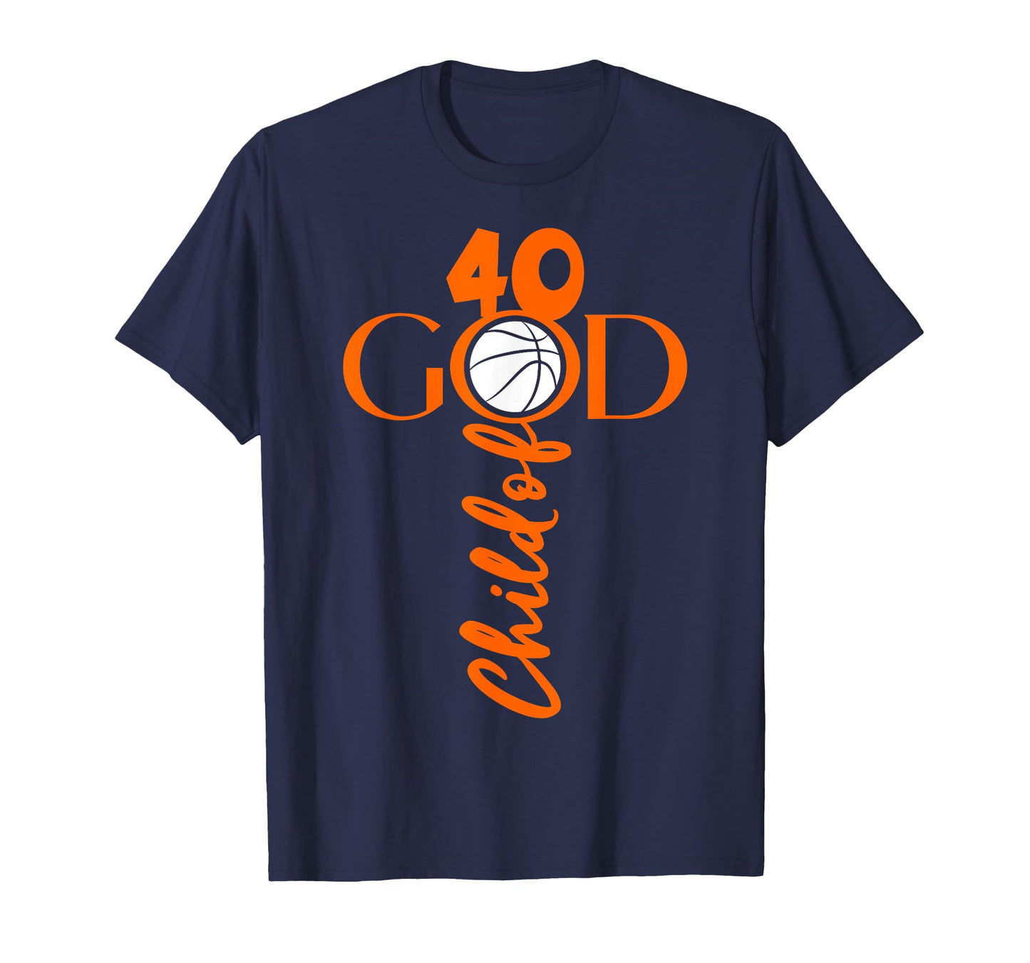 JESUS 40 YEARS CHILD OF GOD BASKETBALL 40th BIRTHDAY T-Shirt