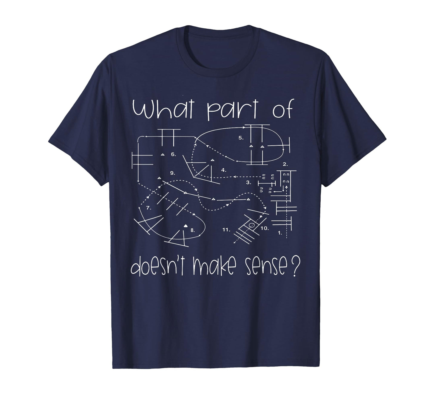 What Part Of Doesn't Make Sense Funny Horse exercises T-Shirt
