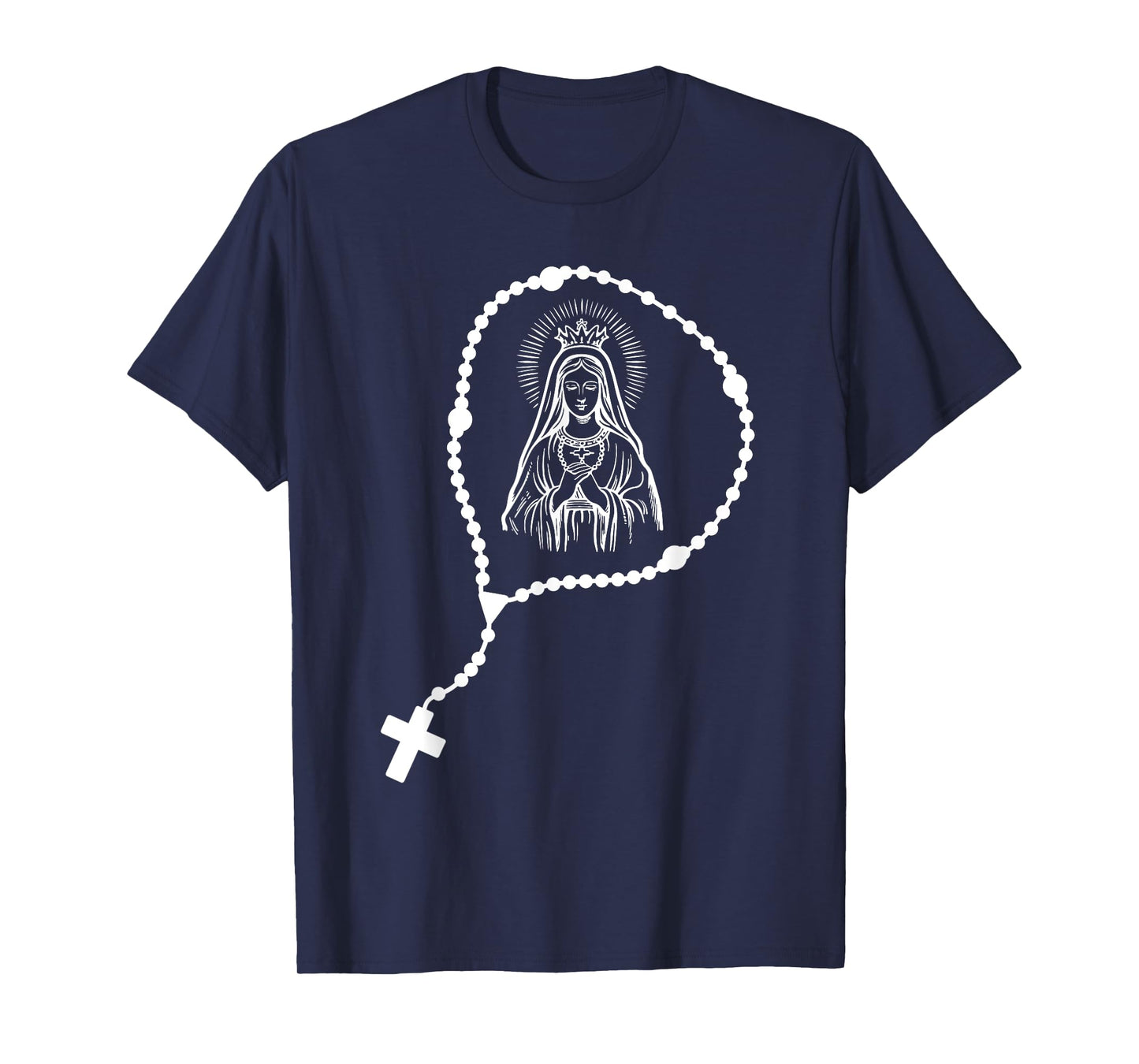 Rosary Prayer - Virgin Mary - Religious Catholic T-Shirt