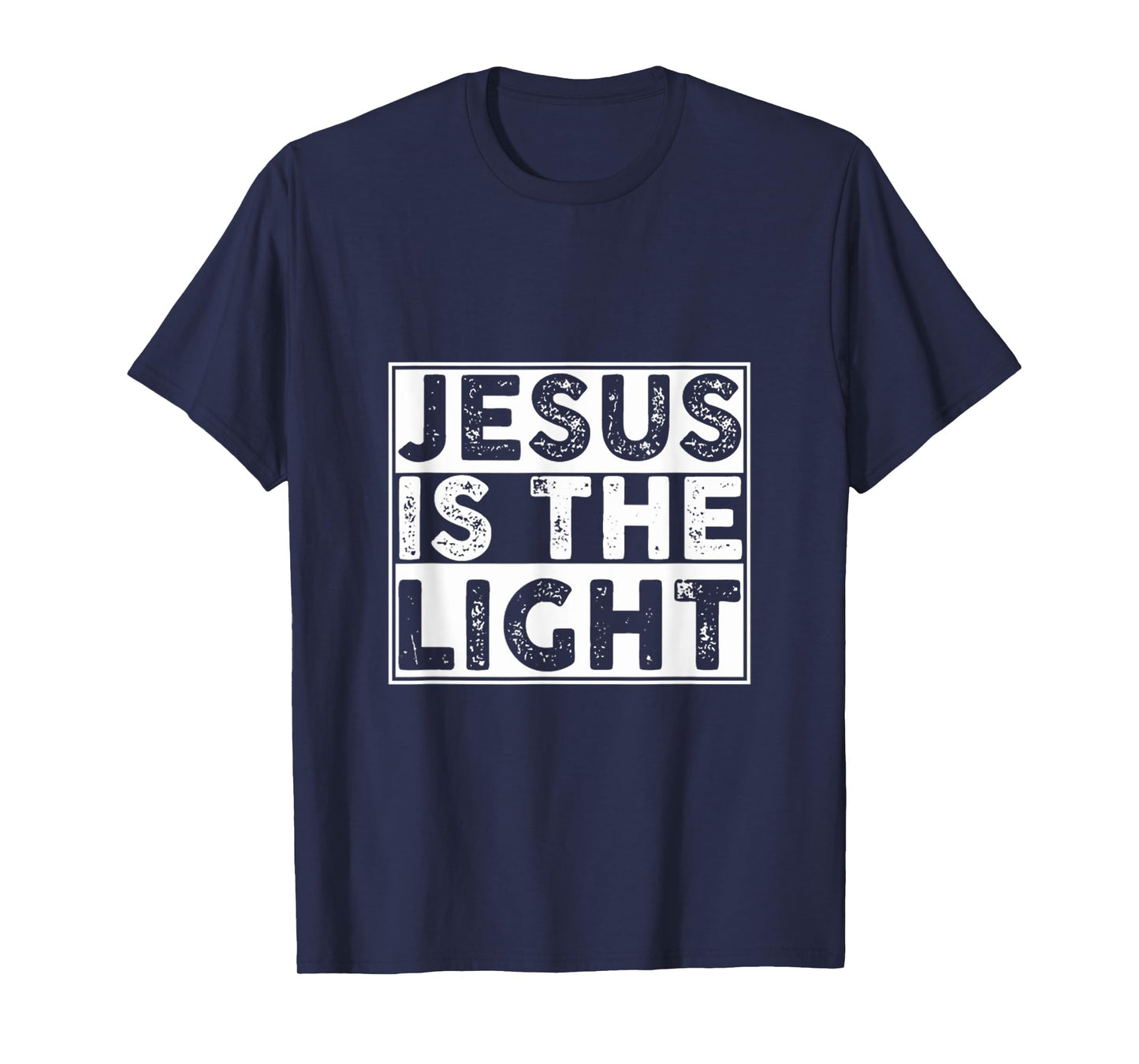 Jesus is The Light Scripture Religious Christian T-Shirt