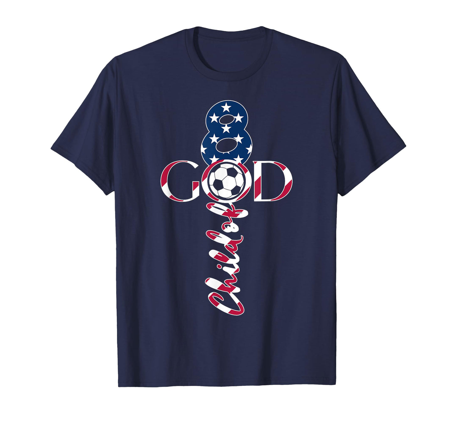 JESUS 8 YEARS CHILD OF GOD SOCCER 8TH BIRTHDAY T-Shirt