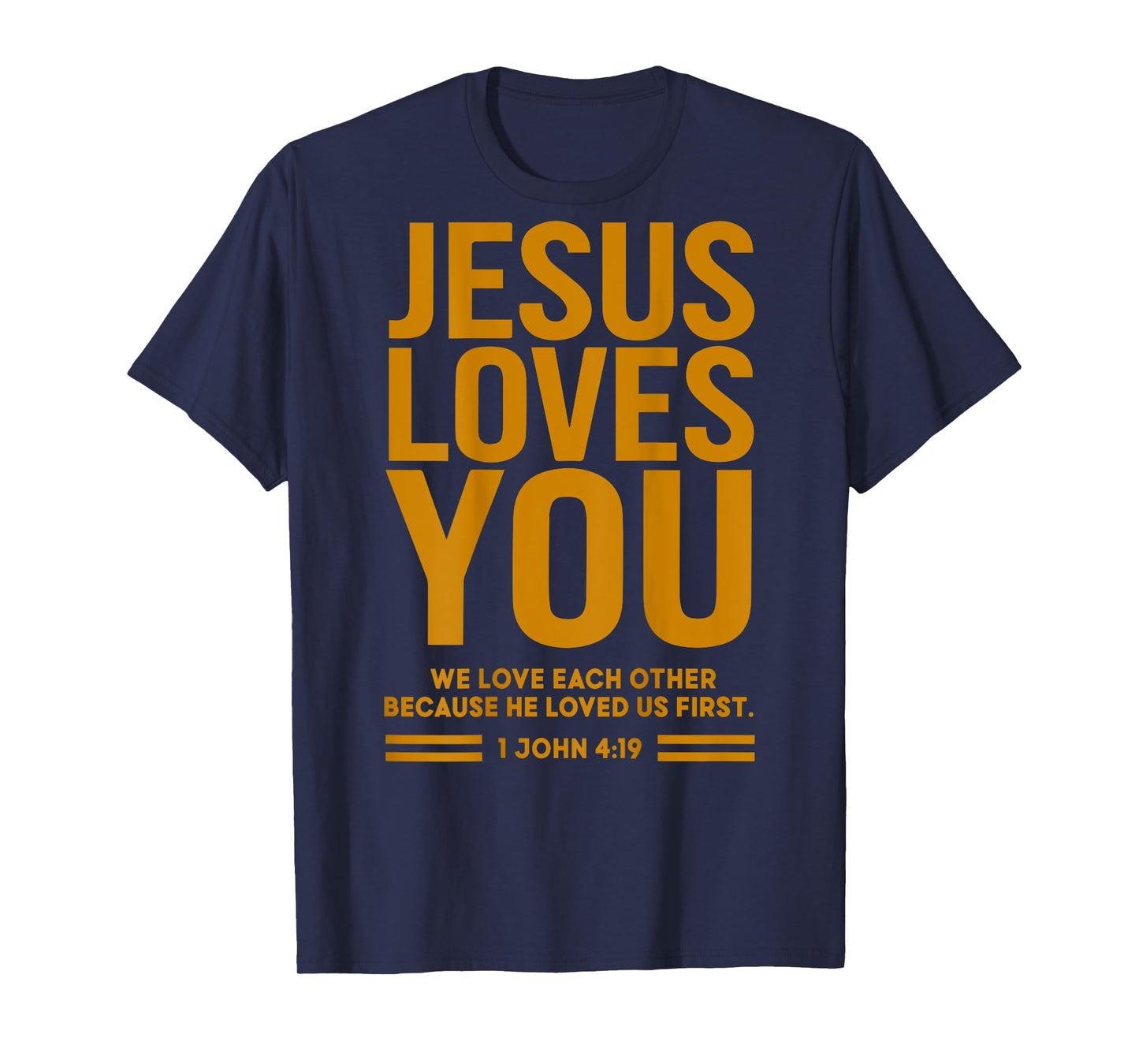 Toddler Jesus Loves You Christian God Son Sister Girl Women T-Shirt