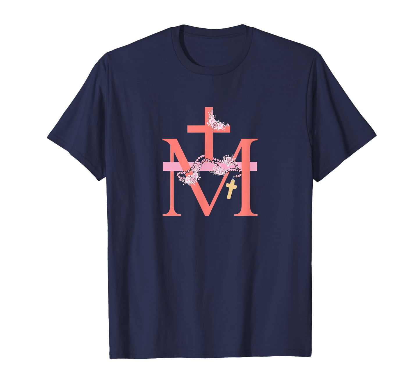 Mary Medals Pink Catholic Christian Women T-Shirt