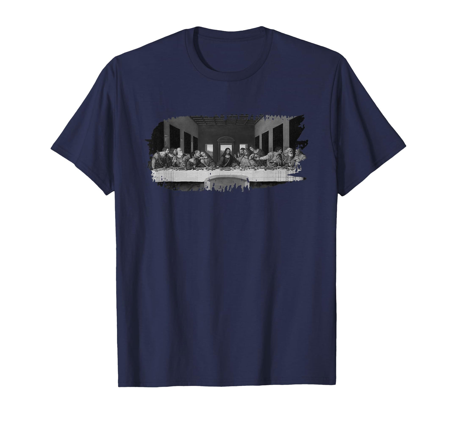 Last Supper Grunge by Leonardo daVinci T-Shirt