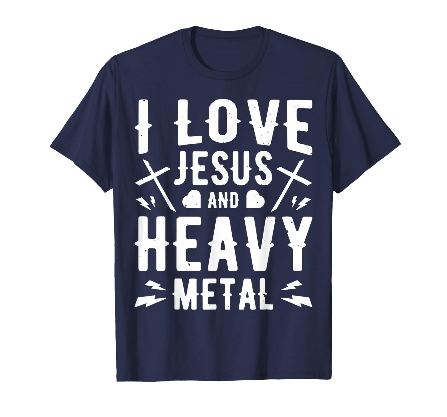 I Love Jesus And Heavy Metal T-Shirt