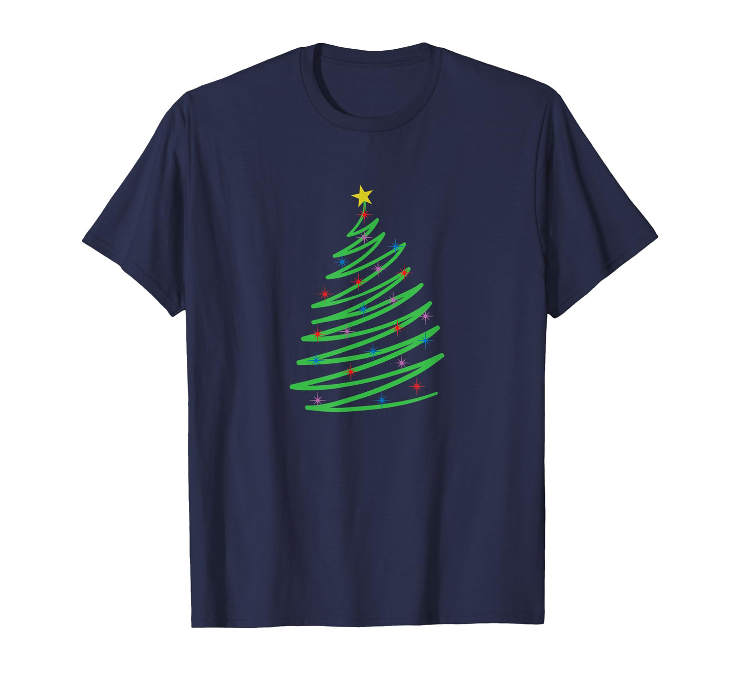 One Line Christmas Xmas T-Shirt