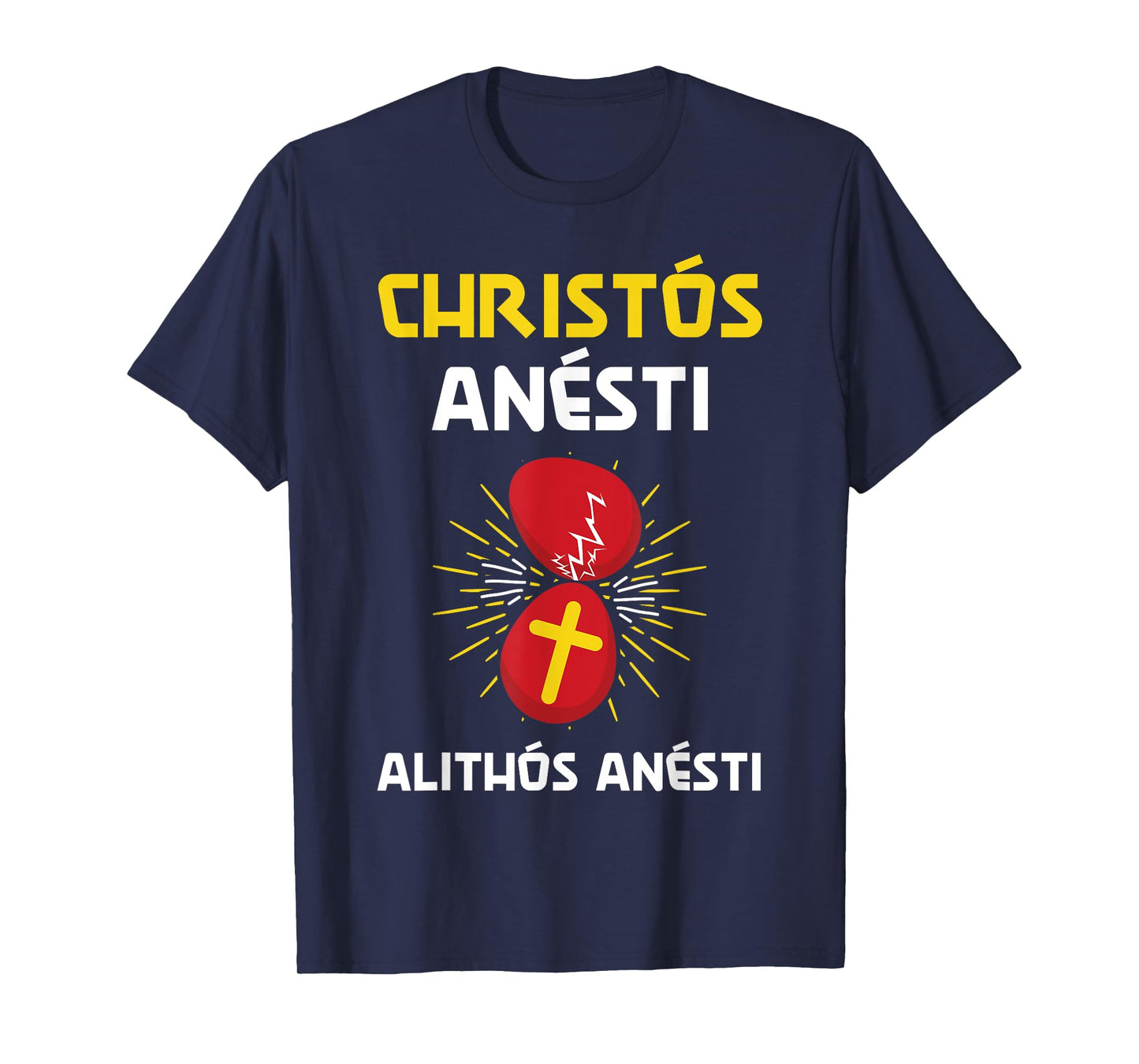 Christos Anesti Paschal Greeting Greek Easter T-Shirt