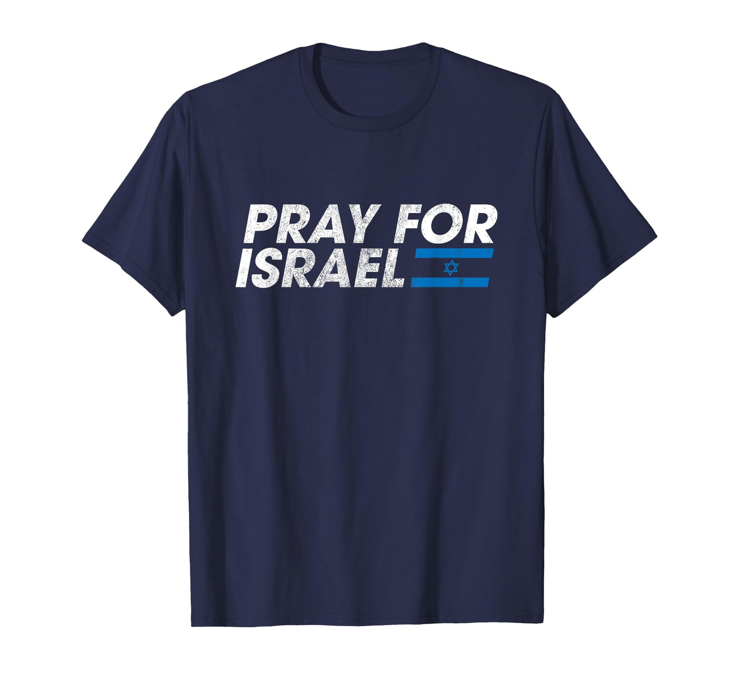 Pray for Israel Psalm 122 6 Israel Flag Christian Inspiring T-Shirt
