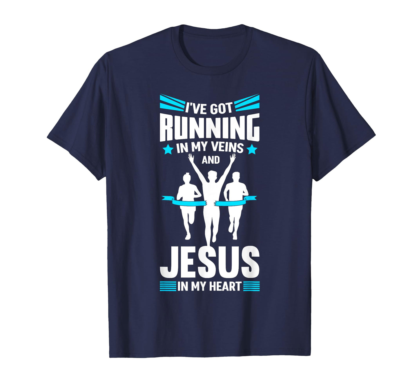 Marathon Runner Costume Running Jesus Quotes Marathoner T-Shirt