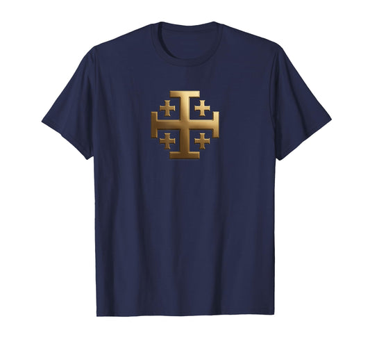 Jerusalem Cross - Christian Templar Knight T-Shirt